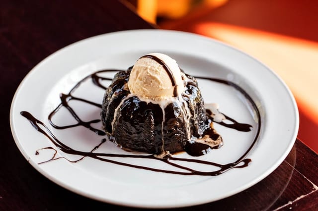 Mexican Chocolate Lava Cake.