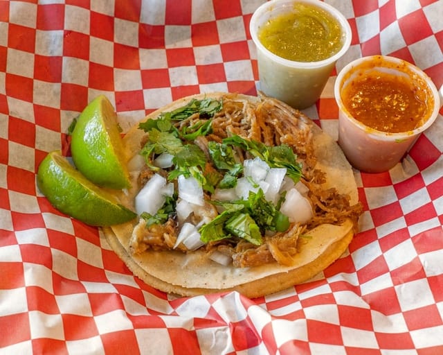 El Rey Style Taco.